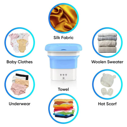 Portable Folding Mini Washing Machine